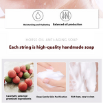 Handmade Bar Soap Factory - Cold Process Herbal Lychee Simulation Soap