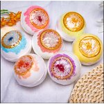 Spa Bath Ball Factory - OEM Natural Colorful Luxury Rose Bath Bombs