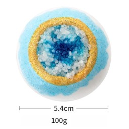 Bath Fizzies Factory - Private Logo Galaxy Glitter Crystal Geode Effect