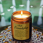 Scented Candles Gift Set Factory - Luxury Amber Glass Soy Wax with Lid