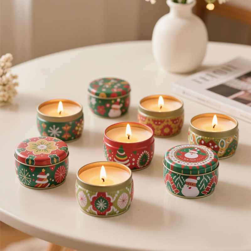 Aromatherapy Candle Factory - Custom Soy Wax with Crystals Dried Flowers