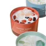Aromatherapy Candle Factory - Luxury Soy Wax with Crystals Room Deodorizer