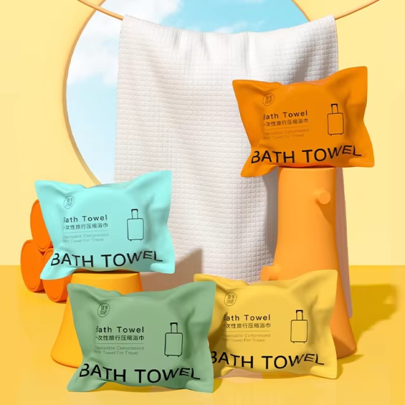 Disposable Bath Towel Factory - New 70x140 Non-Woven Thickened Compressed