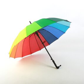 Umbrella Factory - Custom 16 Color 97cm Outdoor Rainbow Umbrella