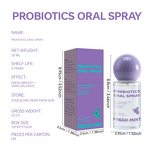 Probiotic Oral Spray Factory - 20ml Breath Freshener Neutral Packaging