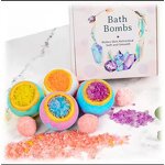 Spa Bath Ball Factory - OEM Natural Colorful Luxury Rose Bath Bombs