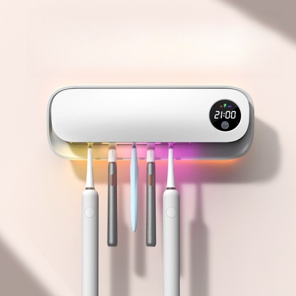 Toothbrush Sanitizer Factory - Wall Mounted UVC Rechargeable Sterilizer