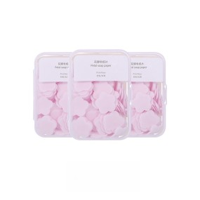 Disposable Hand Soap Sheets Factory - Portable Travel Soluble Petal Soap