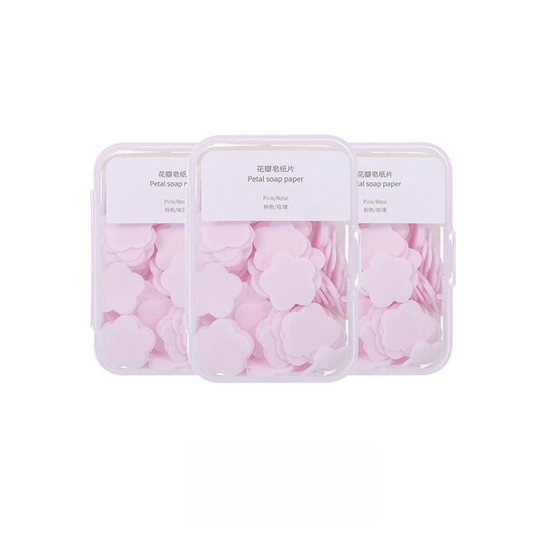 Disposable Hand Soap Sheets Factory - Portable Travel Soluble Petal Soap