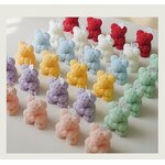 Teddy Bear Soy Candle Factory - Handmade Rose Novelty Scented Christmas