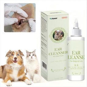Pet Herbal Ear Cleaner Drops Manufacturer - Natural for Itchy Stinky Dog Cat Ears