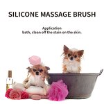 Pet Bath Brush Manufacturer - Good Quality Silicone Massage Bath Brush