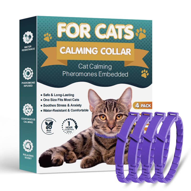 Cat Calming Collar Supplier - OEM Pheromone-Infused Quick Release Adjustable