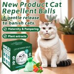 Cat Repellent Ball Supplier - 10-Pack Cute with Peppermint Oil Deterrent