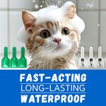 Flea & Tick Drops Factory - 8 Month Waterproof 24-Hour Activation