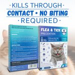 Flea & Tick Drops Factory - 8 Month Waterproof 24-Hour Activation