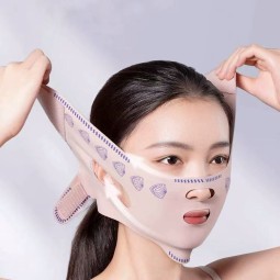 美容面部薄可调式V型面部修身绷带面部提升定制脸颊提升带
