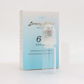 HN20 Derma Stamp Microneedling Tool Facial Serum Applicator for Skin Care Treatment Titanium Hydra Needle for Face