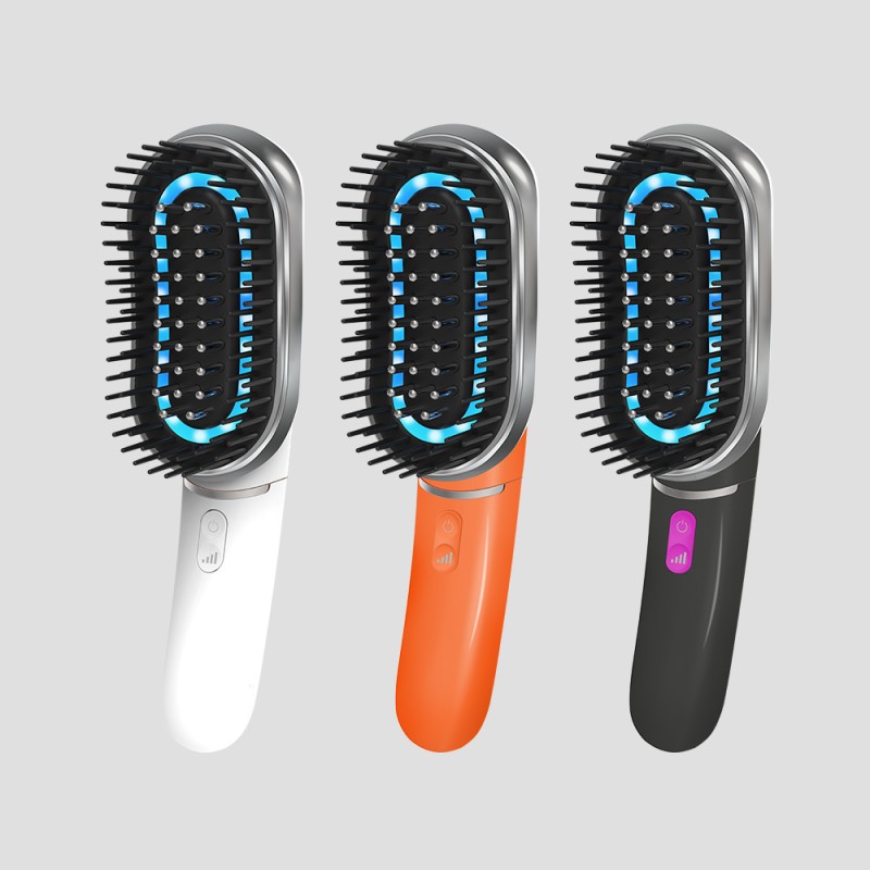Red Light Therapy Sonic Scalp Massager Vibrating Comb for Hair Growth with LED Therapy Targeted Scalp Massage Device