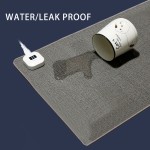 Usb办公桌面加热和安全加热桌垫防水双速恒温鼠标垫