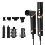 Multi-Functional Foldable Salon Hair Dryer Brush Private Brand Electric Styling Tool Set with Ceramic Negative Ion Hot Air