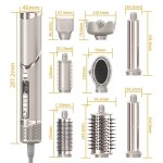 New Design 9 in 1 One Step Hair Air Brush Kit Professional Foldable High Speed Hair Dryer Brush Styler