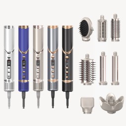 专业的自动热风造型工厂无刷NTC感应负离子吹风机陶瓷直发器电动