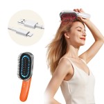 Red Light Therapy Sonic Scalp Massager Vibrating Comb for Hair Growth with LED Therapy Targeted Scalp Massage Device
