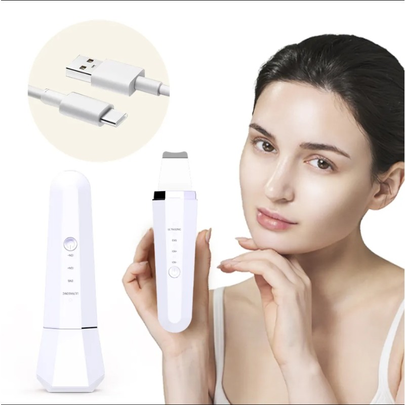 Portable ABS Deep Cleansing Blackhead Remover Spatula Pore Cleaner Facial Scraper for Skin Rejuvenation