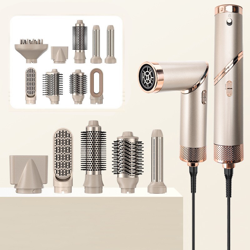 High Speed Multifunctional Hair Dryer  5-In-1 Hair Styler Set Powerful Curler Hot Air Styler Brush