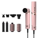 Multi-Functional Foldable Salon Hair Dryer Brush Private Brand Electric Styling Tool Set with Ceramic Negative Ion Hot Air