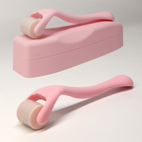 OEM Pink Matte Derma Roller 540needles for Beard Hair Growth 0.5mm Titanium Microneedle Best Quality