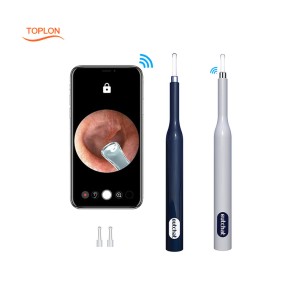 2022 Best Selling Portable Acne Squeeze Earwax Remover Cleaner Electronic Digital Video Wireless Otoscope