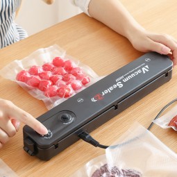 220V/110V塑料电动支架/台式真空封口机包装机黑色家用食品真空袋10个免费真空袋