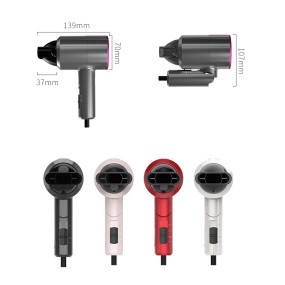 专业1000W沙龙吹风机高速电吹风，可折叠功能家用负离子手吹风机