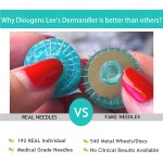 0.5毫米真正的个人钛针Dermaroller医疗CE 192头皮和头发胡须生长辊面部皮肤