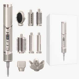 81电子发型师液晶温度定制标志吹风机吹风机吹风机刷头发直发器卷发器造型工具离子技术
