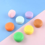 便携式马卡龙假日润唇膏奶油马卡龙盒子马卡龙形状储存盒