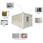 Foldable Container Room Manufacturer - Lightweight Steel Structure Quick Installation