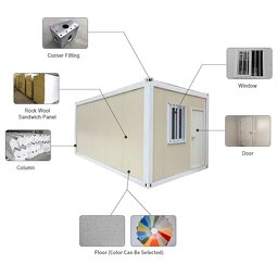 Foldable Container Room Manufacturer - Lightweight Steel Structure Quick Installation