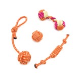 Dental Rope Dog Chew Set Manufacturer - 2021 Wholesale Cotton Durable Interactive