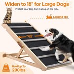 Solid Wood Pet Stairs Manufacturer - High-quality Foldable Anti-Slip Ramp Ladder