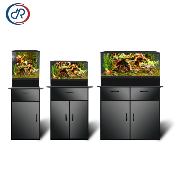 Fish Tank Aquarium Stand Manufacturer - DRH with Cabinet for Accessories Storage