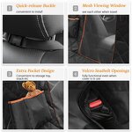 Car Seat Cover for Dogs Manufacturer - Waterproof Durable Quilted Foldable Bench