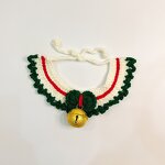 Santa Reindeer Dog Scarf Manufacturer - 2025 Knit Yarn with 3D Decor Adjustable