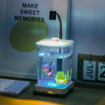 Glass Fish Tank Manufacturer - OKKPETS New Arrival Ultra White Filter Change-free