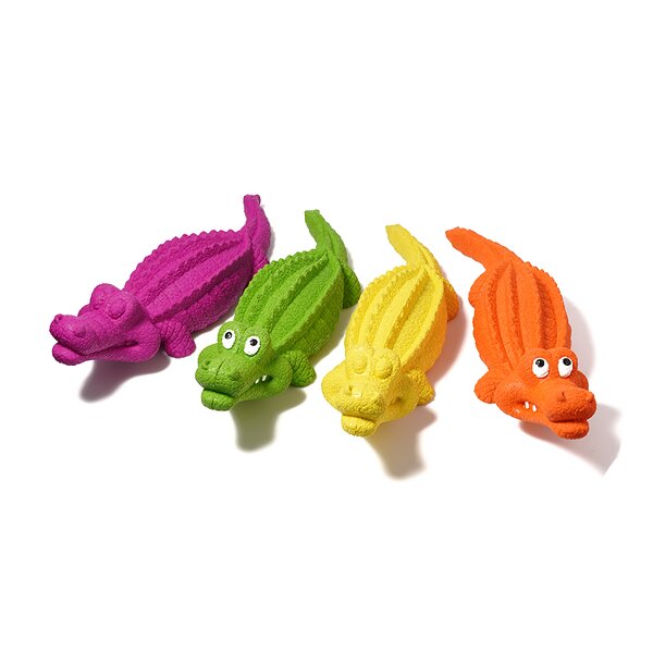 Rubber Crocodile Dog Chew Toy Manufacturer - Vocal Interactive Training Durable Bite