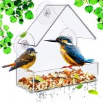 Window Bird Feeder Manufacturer - 3 Strong Suction Cups Acrylic Transparent Plastic