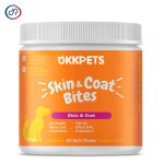 Dog Skin & Coat Soft Chews Manufacturer - OKKPETS Wholesale Salmon Oil Treats OEM