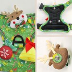 Christmas Dog Harness Set Manufacturer - OKKPETS Custom No Pull Collar Leash
